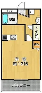パセオ平成壱番館【2階】の間取り