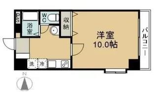 ニューレント中祥【2階】の間取り