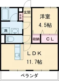 エルシード【3階】の間取り