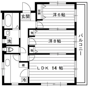 Abode Azabu【1階】の間取り