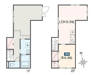 MELDIA茅ヶ崎の間取り