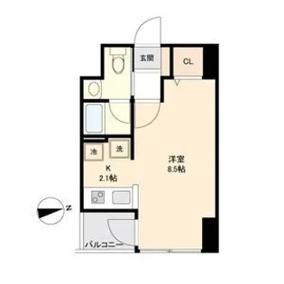 宮城県仙台市宮城野区鉄砲町西【マンション】の間取り