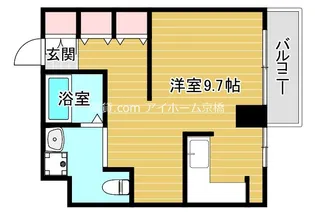 エルパラッツォ京橋【3階】の間取り