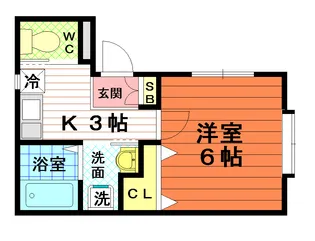 東京都荒川区南千住1【アパート】の間取り