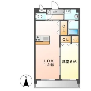 グランコート小木【3階】の間取り