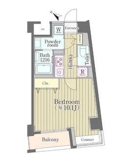 東京都新宿区西早稲田1【マンション】の間取り