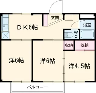 今村ハイツ【2階】の間取り