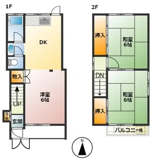 兵庫県尼崎市水堂町2【一戸建】の間取り