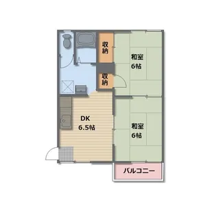 長野県長野市大字風間【アパート】の間取り
