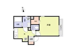 フォルトゥーナ旗の台【2階】の間取り