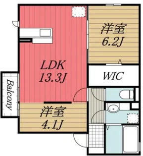 千葉県市原市五井西4【アパート】の間取り