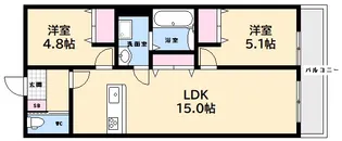 アマゾンリリー【2階】の間取り