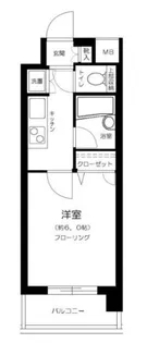 エクセリア池上【2階】の間取り