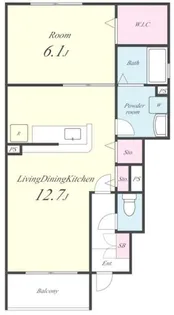 粋明館【1階】の間取り