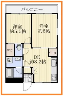 メゾーネ宮崎台【4階】の間取り