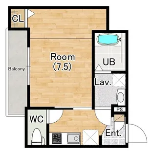 ココングランジュール豊中立花町【2階】の間取り