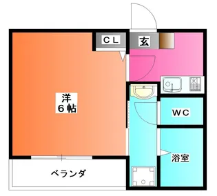 RAFFINE鳩ケ谷【1階】の間取り
