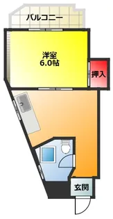 大阪府大阪市東淀川区東中島4【マンション】の間取り