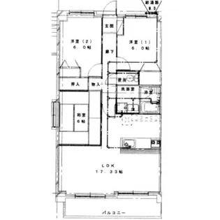 エクセレントM【3階】の間取り
