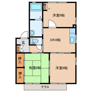 リバプール I【1階】の間取り