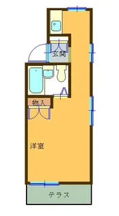パルナス青梅【1階】の間取り