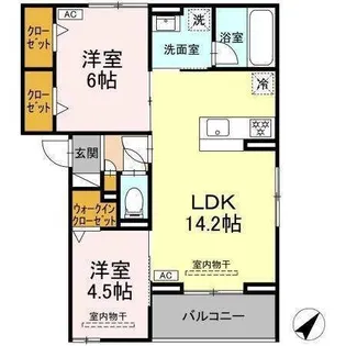 エメフィール馬渕【3階】の間取り