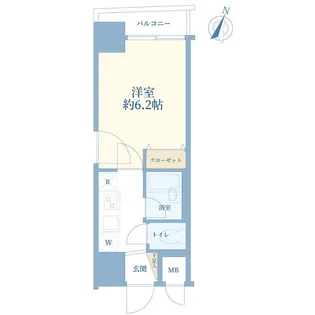 サンパティーク日本橋三越前【11階】の間取り