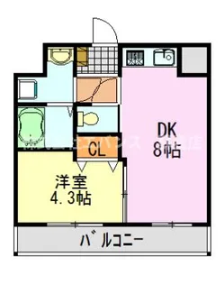 シトラスユノス京葉蘇我【2階】の間取り