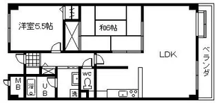 ロビン・ソング【8階】の間取り