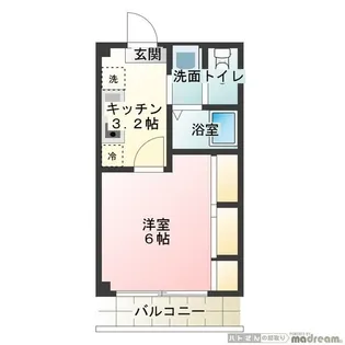 サバービア森野【2階】の間取り