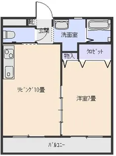 ALVAI【1階】の間取り
