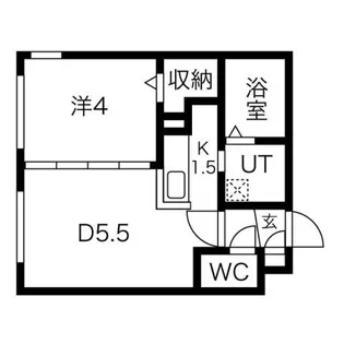 Libe Rise(リベライズ)【1階】の間取り