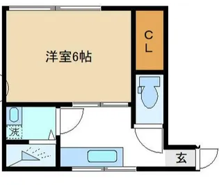メゾン秋山【1階】の間取り