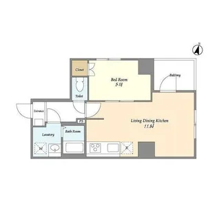 ピュアレジデンス小石川【9階】の間取り