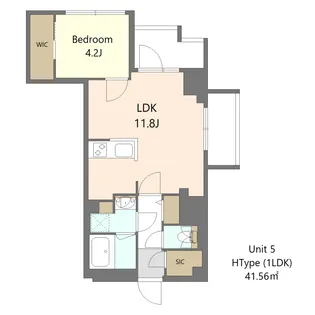 S-RESIDENCE高島平asolea【2階】の間取り