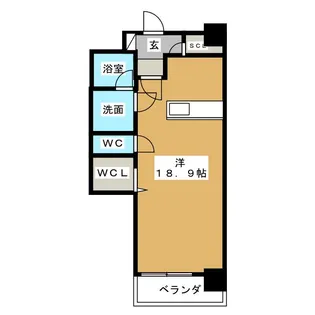 ロイヤルパークス千種【5階】の間取り