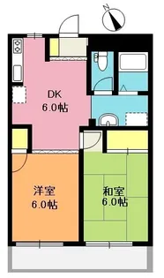 ガーデンハイツ愛宕【3階】の間取り