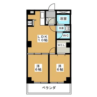 荻窪北マンション【3階】の間取り