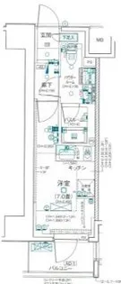 デュオステージ藤沢【10階】の間取り