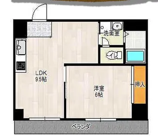 レクシア木川東【2階】の間取り