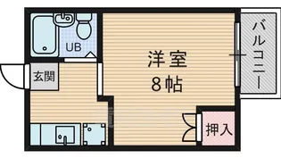 パティオ千里山【3階】の間取り