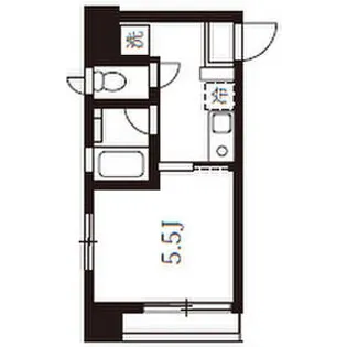 クレストコート西六郷【2階】の間取り