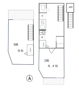 ハルミメゾン亀有【2階】の間取り