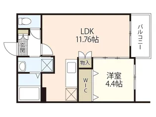 ル・シエル・ブルー【2階】の間取り