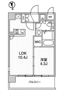 アーデン麻布十番【2階】の間取り
