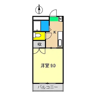 マンションアーバン【3階】の間取り
