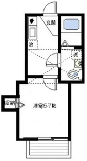 サザン・ラキシス【1階】の間取り