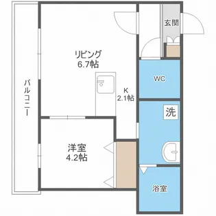ベール【2階】の間取り