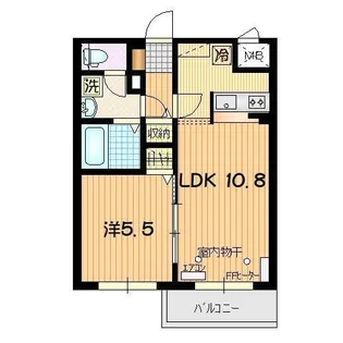 クラインファルケ【5階】の間取り