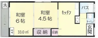 西巣鴨オレンジコート【3階】の間取り